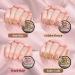 Mia Secret Rosegold Colored Acrylic Nail Art Powder Collection - 6PC | International Shipping Available - Buy Online on SooperMarket.com