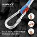 QUADPALM Grappling Hook and Rope 10M (32ft) - Multifunctional Heavy Duty Survival Gear - Stainless Steel Folding Claws - Blue - Buy Online on SooperMarket.com