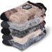 FEIDEER Men's Walking Hiking Socks - Moisture-Wicking Cushioned Quarter Crew Socks for Outdoor Sports - 3/4/5 Pairs, Sizes 6-15, Multiple Color Options - Buy Online on SooperMarket.com