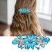 WLLHYF Flower Hair Clip - Vintage Rhinestone Barrette for Women & Girls (Sky Blue) - Buy Online on SooperMarket.com