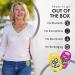 OZO Fitness CS1 Easy Pedometer for Walking - Large Display Step Counter with Clip and Lanyard in Yellow - Buy Online on SooperMarket.com