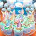 Cyodoos 25Pcs Mermaid Tails Cupcake Toppers Mermaid Tail for Mermaid Party Decoration Baby Shower Party Supplies (two-sided) - Buy Online on SooperMarket.com