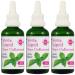 PINK SUN Stevia Liquid Pure Sweetener Drops 50ml Unflavoured x 3 Glass Dropper Bottles Neutral Natural Sugar Alternative Replacement Vegetarian Vegan Gluten Free Low Carb Non GM Zero Calories Bulk Pure Unflavoured x 3