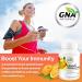 GNA Naturals Ultra Vitamin C 600mg + Bioflavonoids with Quercetin Dihydrate - Vitamin C Ascorbate Acid 120 V-Caps 4 Month Supply - Promotes Healthy Bones Gums & Teeth - Vitamin C Complex Supplement - Buy Online on SooperMarket.com