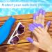 Tanning Finger Tips - 50 Pcs UV Protection Nail Protectors for Gel Nail Remover Caps & Tanning Beds - Purple Finger Sleeves - Buy Online on SooperMarket.com
