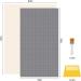 Monk Cloth Rug Tufting Kit with Non-Slip Backing for Tufting Gun - 70x40inch - Buy Online on SooperMarket.com