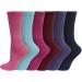 COMFYLOT & KK TRADERS MCR LTD Ladies Bamboo Diabetic Extra Wide Womens Non Elastic Socks with Hand Linked Toes 4-8 Assorted - Buy Online on SooperMarket.com