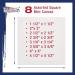 U.S. Art Supply Mini Stretched Canvas Set - Square Assortment (8 Canvases in Various Sizes) 10-Ounce Primed for Painting - Buy Online on SooperMarket.com