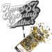 Cakeshop Cake Decoration Pack | Happy Birthday Premium 3mm Mirror Acrylic Plastic Cake Topper Sign & 25g Party Pack of Cake Sugar Sprinkles | Custom Name & Age Cake Decorations (Silver) Prime Mirror Acrylic: Silver