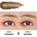 Kiss New York Magic Eyebrow Stamp Powder - Natural Milk Tea Brown Shape - Buy Online on SooperMarket.com