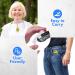 OZO Fitness CS1 Easy Pedometer for Walking - Large Display Step Counter with Clip and Lanyard in Yellow - Buy Online on SooperMarket.com