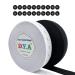 DYA Button Hole Elastic Band 0.75 inch x 24 Yards Stretch Knitting Elastic Bands for DIY Waistband and Necklines  Total 2 Roll  12 Yards/Roll (Black + White 0.75 inch) 0.75 Inch x12 Yard x 2