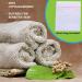 ACLEARTH Grey Bamboo Wash Cloths (6 pc) - Soft Face Wash Cloth Flannels 25x25cm for Sensitive Skin, Makeup Removal - Premium Bamboo Face Cloth for Adults, Babies, Kids - Ideal Gift - Buy Online on SooperMarket.com