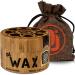 Da Dude Da Wax Mens Hair Cream Wax for Men, High Hold Hair Cream for Men in a Unique Wooden Jar & Gift Bag