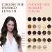 GOO GOO TAPE Extensions - 20pcs Chocolate Brown Real Hair | 40cm 50g Tape-in Hair Extensions #4A - Buy Online on SooperMarket.com