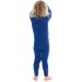 Brubeck Kids Thermo Set | Seamless High-Quality Sports Laundry Shirt & Pants | Easy Care Thermal Wear 116-122 Boy - Deep Blue - Buy Online on SooperMarket.com
