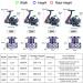 Sougayilang Colorful Fishing Reel 13+1 BB Lightweight Ultra Smooth Powerful Spinning Reel | CNC Line Management Graphite Frame | Freshwater LY2000 - Buy Online on SooperMarket.com