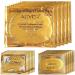 24K Gold Bio Collagen Crystal Face Mask + Eye Mask + Lip Mask Anti ageing Skin Care (5pairs/set)