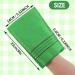 Gjinxi 5-Piece Korean Peeling Gloves - Exfoliating Medium Green Gloves for Deep Clean and Dead Skin Removal - Buy Online on SooperMarket.com