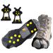 Limm Ice Snow Traction Cleats - Lightweight Crampon Cleats for Walking on Snow & Ice - Anti Slip Grippers Fasten Quickly & Easily Over Footwear - Protable Grips for Shoes and Boots Medium (M 5 - 7 / W 7 - 9) All Purpose