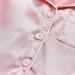 Verve Jelly Kids Satin Pajama Set | Long Sleeve Button Down Sleepwear | 2-Piece Outfit | Pink | 3-4 Years - Buy Online on SooperMarket.com