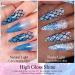 MSRUIOO Reflective Glitter Color Changing Gel Nail Polish Temperature Color Change Glitter Gel Polish Reflective Gel Nail Polish Diamond Glitter Pink Purple Blue Color Changing Nail Polish 2 Colors Changing Gel Nail Polish - Buy Online on SooperMarket.com