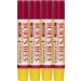 Burt's Bees 100% Natural Moisturizing Lip Shimmer Raisin - 4 Tubes Pack of 4 Raisin