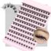 Focipeysa Wispy Cluster Lashes 120pcs | D Curl Fluffy Individual Lashes 8-16mm | Natural Look DIY Eyelash Extensions - Buy Online on SooperMarket.com