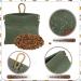 Portable Dog Training Treat Bags - Hands-Free Snack Dispenser for Dogs (2 Pack Green & Brown) - International Shipping Available - Buy Online on SooperMarket.com
