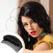 3-Piece Hair Bun Clip & Styling Insert Tool Set for Women - Black, Light Brown, Dark Brown - Buy Online on SooperMarket.com