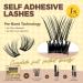 LASHVIEW Self Adhesive Eyelash Clusters - No Glue Needed 10-16mm Press-on Lash Extension Kit with Tweezers | Natural DIY Eyelash Extensions (F21) ZNF21 - Buy Online on SooperMarket.com