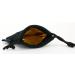 Small Black Dice Bag with Gold Interior Double Stitched Snag Proof Satin Lining | Holds 21 16mm Dice