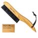 Clothes Brush Garment Brush-USA-Lint Brushes for Clothes Lint Remover for Clothes 100% Boar Bristle Men's Wool Suit Brush Suede Furniture and Upholstery Hat Brush