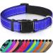 Joytale Dog Collar Reflective Puppy Dog Collar XS Royal Blue XS (Pack of 1) Royal Blue