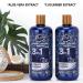 Men's 3-in-1 Body Wash Shampoo Conditioner Combo - Shower Gel for Body, Hair & Face - Paraben & Sulfate Free - 2 Pack - Buy Online on SooperMarket.com
