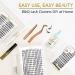 72pc D Curl Natural Eyelash Cluster Extensions | Soft & Fluffy DIY Lash Clusters - B&Q Cluster Lashes - Buy Online on SooperMarket.com