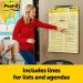 Post-it Super Sticky Easel Pad  25 in x 30 in Sheets  Yellow Paper with Lines  30 Sheets/Pad  2 Pads/Pack  Great for Virtual Teachers and Students (561) - Buy Online on SooperMarket.com