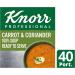 Knorr 100% Carrot & Coriander Soup 10kg - Pack of 4 - Buy Online on SooperMarket.com