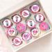 PRECUT Pink Mouse Cupcake Toppers Pink Mouse Theme Mini Edible Cake Decorations Edible Cute Mouse Party Decorations Mini Mouse Cake Topper Edible Princess Cupcake Toppers (24)