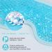 MIVORA Cooling Gel Mask for Puffy Eyes - Hot Cold Therapy for Migraine, Dark Circles, Sinus Pain - Reusable and Soothing - Light Blue - Buy Online on SooperMarket.com