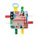Baby Jack & Co 8x8  Learning Lovey Philadelphia Pennsylvania Tag Toys for Babies - Baby Crinkle Toys - Soft & Safe - Learn USA Cities and Shapes - Ideal Baby Toy & Gift BPA Free w/ Stroller Clip