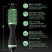 Buy MINT Professional 5-in-1 Ionic Hair Dryer Brush - Frizz Eliminating Black & Mint Green - Perfect for Fine & Thick Hair - Buy Online on SooperMarket.com