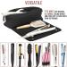 Portable Hair Tools Travel Bag & Heat Resistant Mat - Neoprene, Black | Organizer for Flat Irons, Straighteners, Curling Irons & Accessories - Buy Online on SooperMarket.com