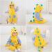 Doladola Baby Romper Dalmatian Animal Onesie | Toddler Jumpsuit Newborn Outfit 2-3.5 Years | Yellow Dinosaur Print - Buy Online on SooperMarket.com