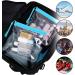 ECOHUB Airport Security Liquids Bags - 2 Pack Clear EVA Airport Travel Toiletry Bags (Blue) - Airline Approved Zip Lock Bags with Carrying Handle - Buy Online on SooperMarket.com