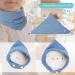 WD&CD 4-Piece Triangle Baby Dribble Bibs | Adjustable Buttons | Soft & Absorbent for Boys & Girls - Buy Online on SooperMarket.com