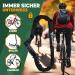 Mivelo High-Safety Bicycle Chain Lock - 100cm Long 8mm Hardened Steel Ideal for E-Bike MTB & Racing Bike - Secure Your Ride! - Buy Online on SooperMarket.com