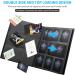 432 Pocket JIQEZNL Card Binder | Upgraded Trading Card Binder for MTG, TCG, Sports, and Collectibles - Black - Buy Online on SooperMarket.com