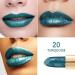 Oulac Turquoise Metallic Green Lipstick - Long-Lasting Vegan Gloss Finish 3D Color & Moist Formula - 4.3g - Buy Online on SooperMarket.com
