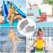 Fires Kids Water Shoes - Quick Dry Barefoot Water Socks for Beach Swim - Lightweight Toddler Sandals - 6 Toddler Lightgray - Buy Online on SooperMarket.com